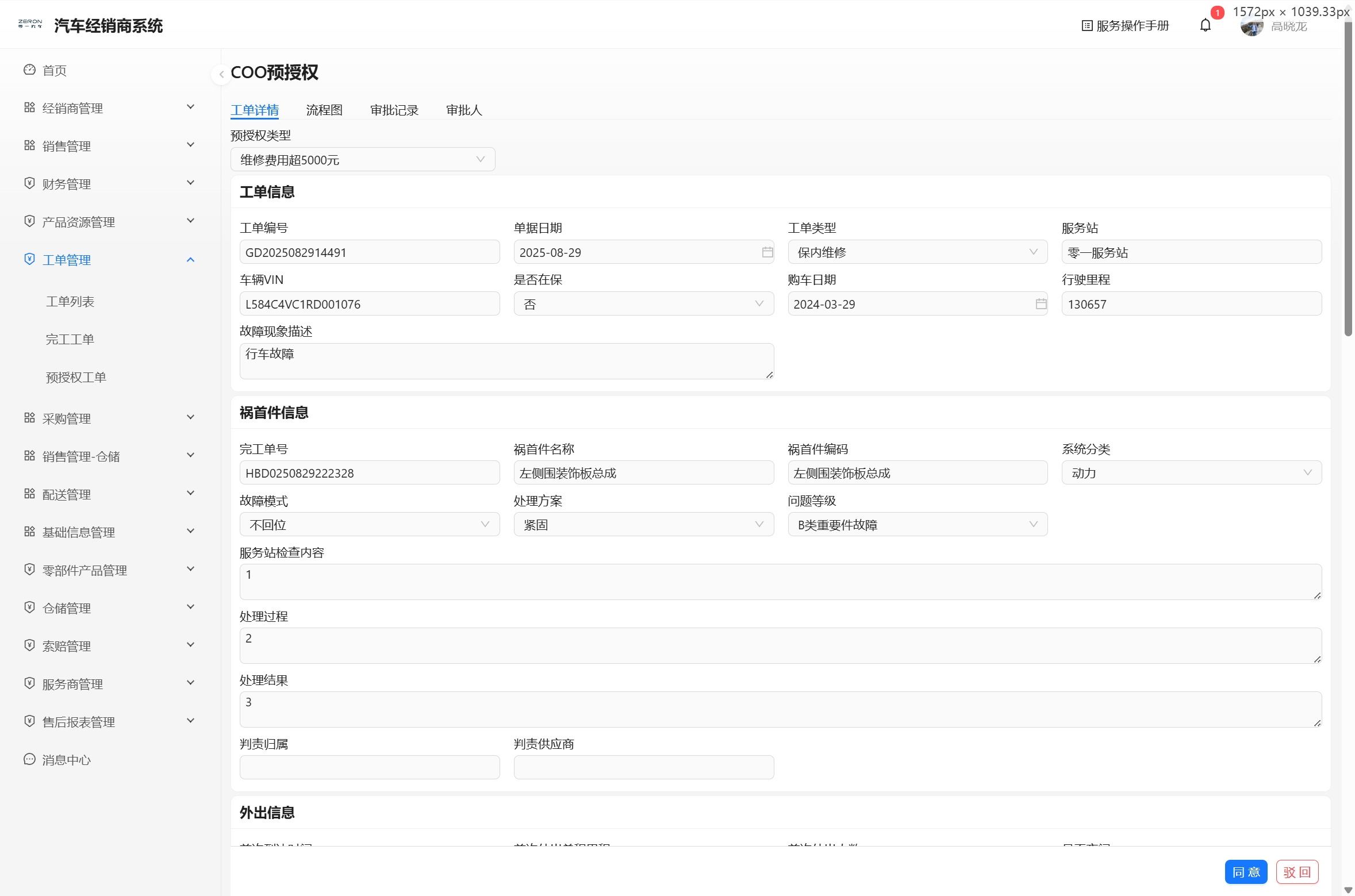 COO预授权